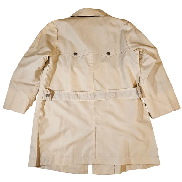 Teijin Juniors Trench Coat, Cream, Size 12 - Picture 6 of 14